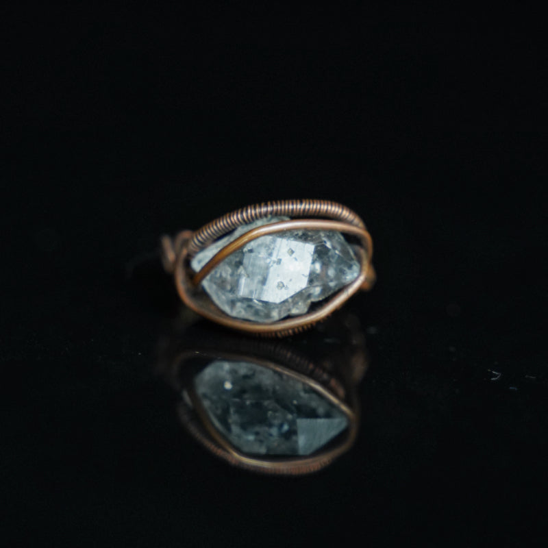The Inner Spark Herkimer-Style Quartz Ring