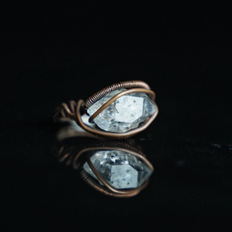 The Inner Spark Herkimer-Style Quartz Ring