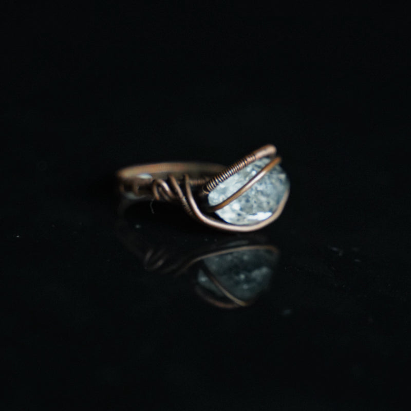 The Inner Spark Herkimer-Style Quartz Ring