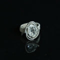 The Quiet Spark Herkimer-Style Quartz Ring