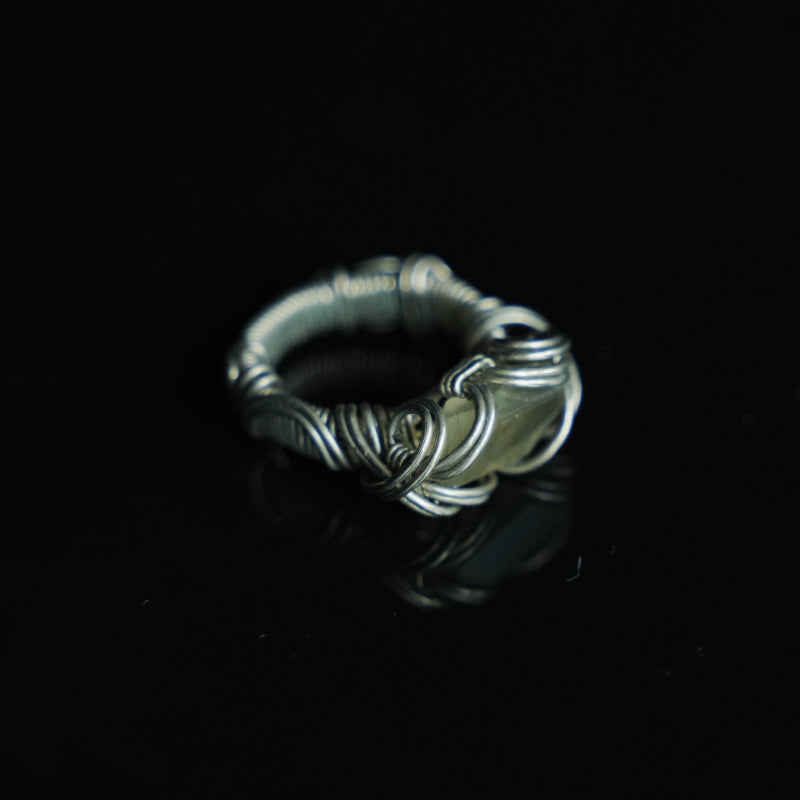 The Hidden Thread Rabbit Hair Quartz Ring