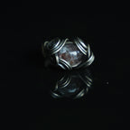 The Silver Veil Phantom Quartz Ring