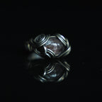 The Silver Veil Phantom Quartz Ring