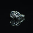 The Silver Veil Phantom Quartz Ring