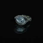 The Frosted Passage Herkimer-Style Quartz Ring