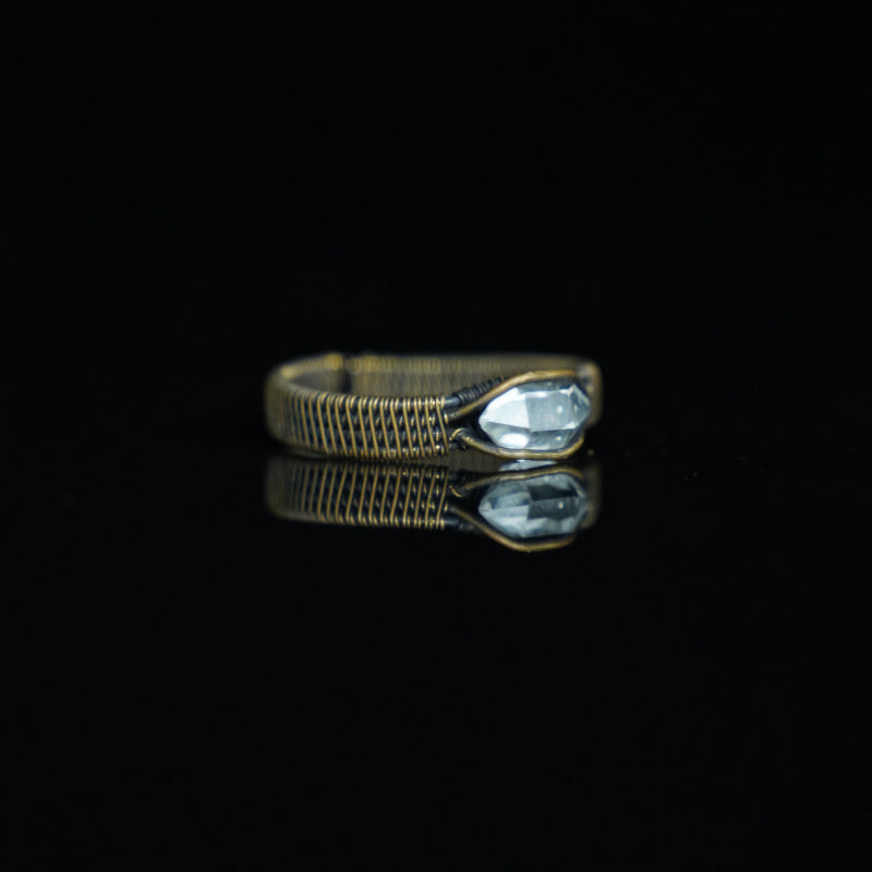 The Pale Horizon Clear Quartz Ring
