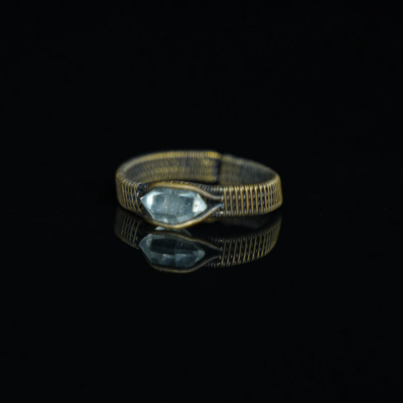 The Pale Horizon Clear Quartz Ring