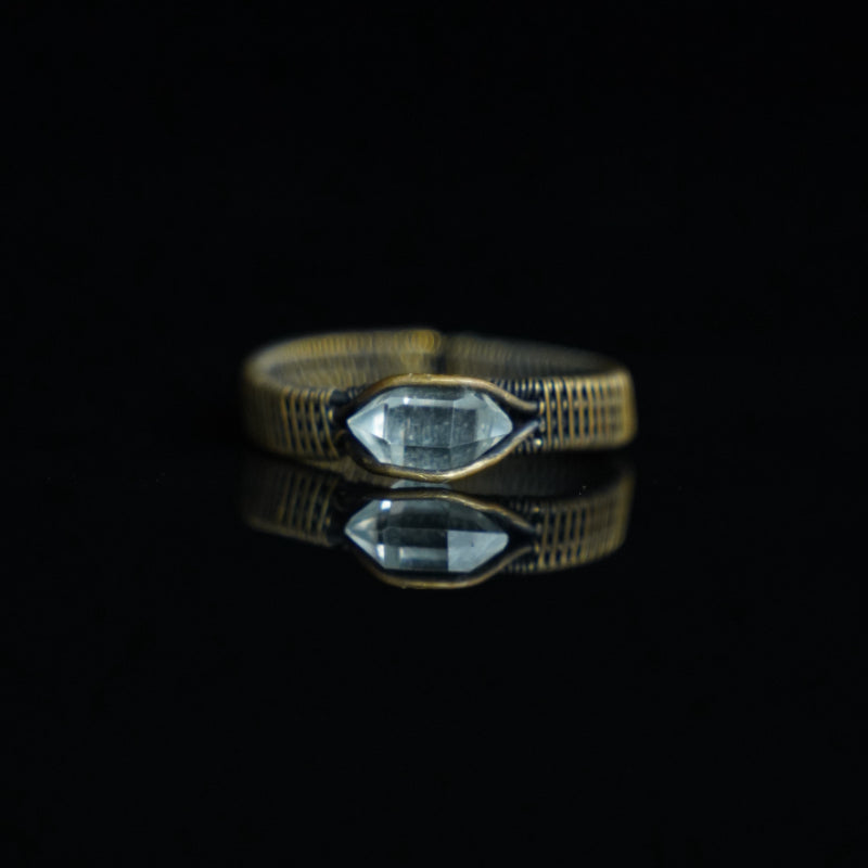 The Pale Horizon Clear Quartz Ring