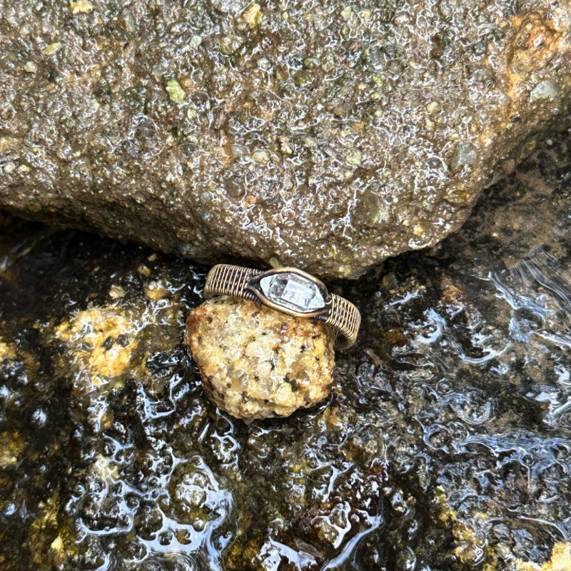 The Pale Horizon Clear Quartz Ring