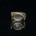 The Veiled Violet Amethyst Ring