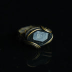 The Quiet Flash Herkimer Crystal Ring