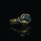 The Quiet Flash Herkimer Crystal Ring