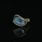 The Blue Hollow Geode Ring