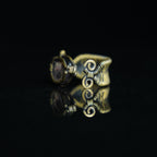 The Veiled Violet Amethyst Ring