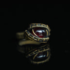 The Deep Ember Garnet Ring