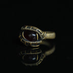 The Deep Ember Garnet Ring
