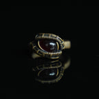 The Deep Ember Garnet Ring