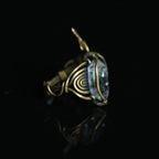 The Astral Compass Herkimer-Style Quartz Ring