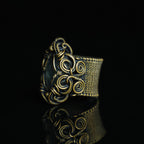 The Northern Veil Labradorite Ring