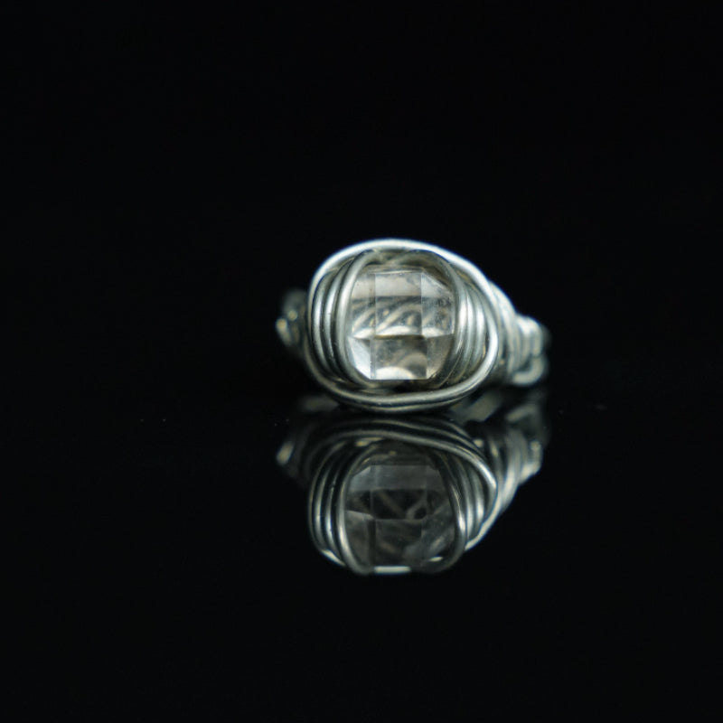 The Clear Chamber Crystal Ring