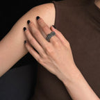 OOAK-The Azure Current Topaz Ring