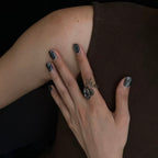 OOAK-The Astral Compass Herkimer-Style Quartz Ring