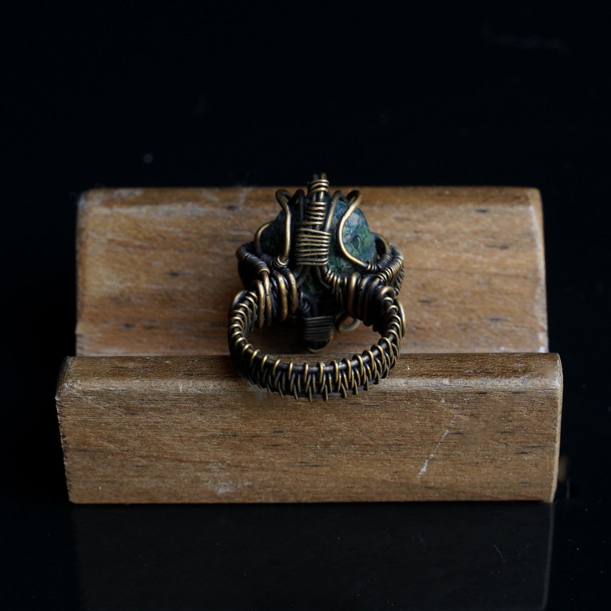 OOAK-The Frozen Tide Aquamarine Ring