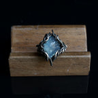 OOAK-The Frozen Tide Aquamarine Ring