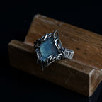 OOAK-The Frozen Tide Aquamarine Ring