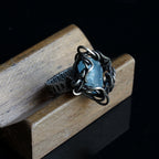 OOAK-The Frozen Tide Aquamarine Ring