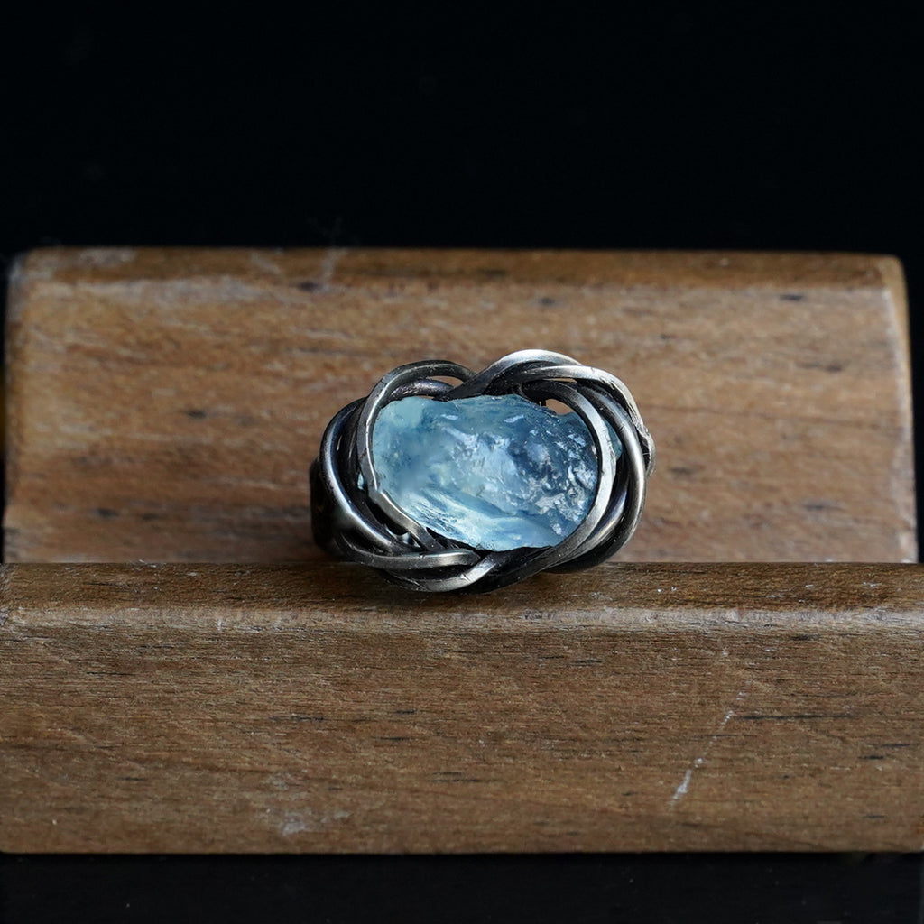 OOAK-The Quiet Tide Aquamarine Ring
