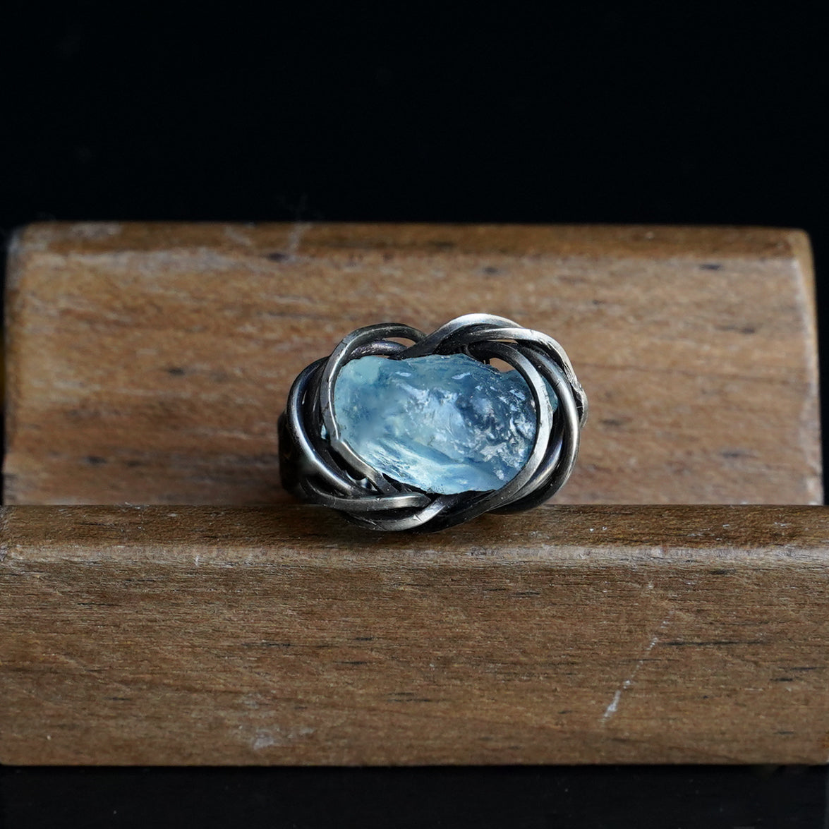 OOAK-The Quiet Tide Aquamarine Ring