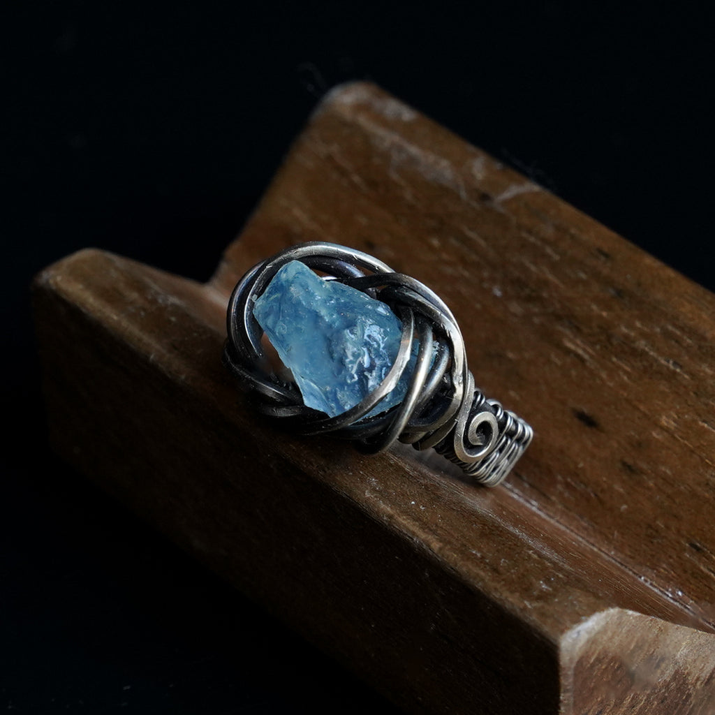 OOAK-The Quiet Tide Aquamarine Ring