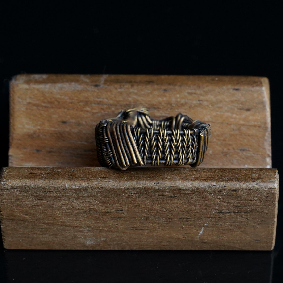 OOAK-The Gilded Current Tourmaline Ring