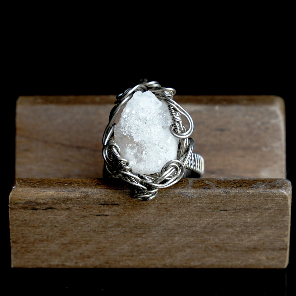 OOAK-The Frost Vessel Phantom Quartz Ring
