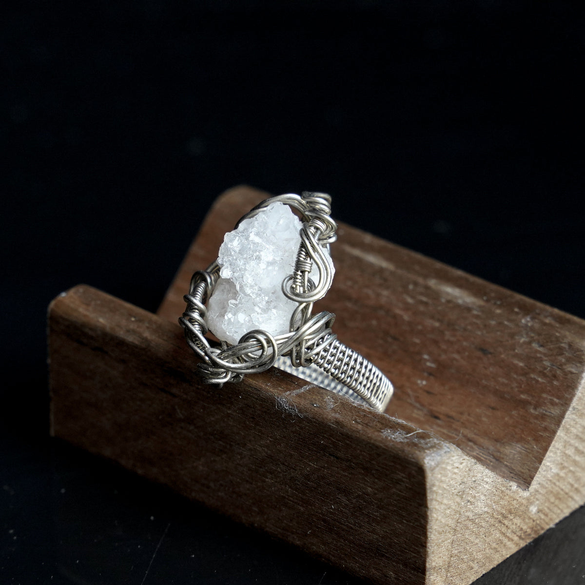 OOAK-The Frost Vessel Phantom Quartz Ring