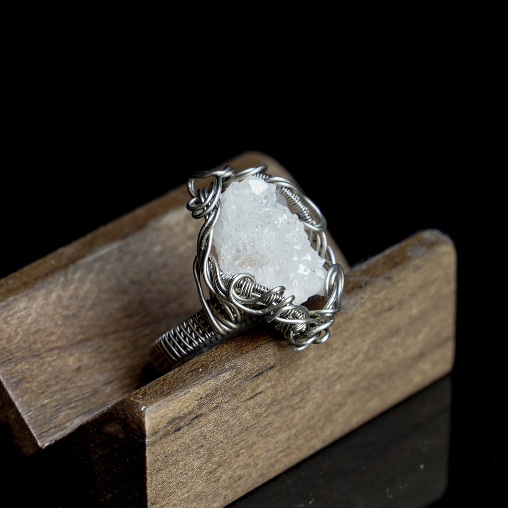 OOAK-The Frost Vessel Phantom Quartz Ring
