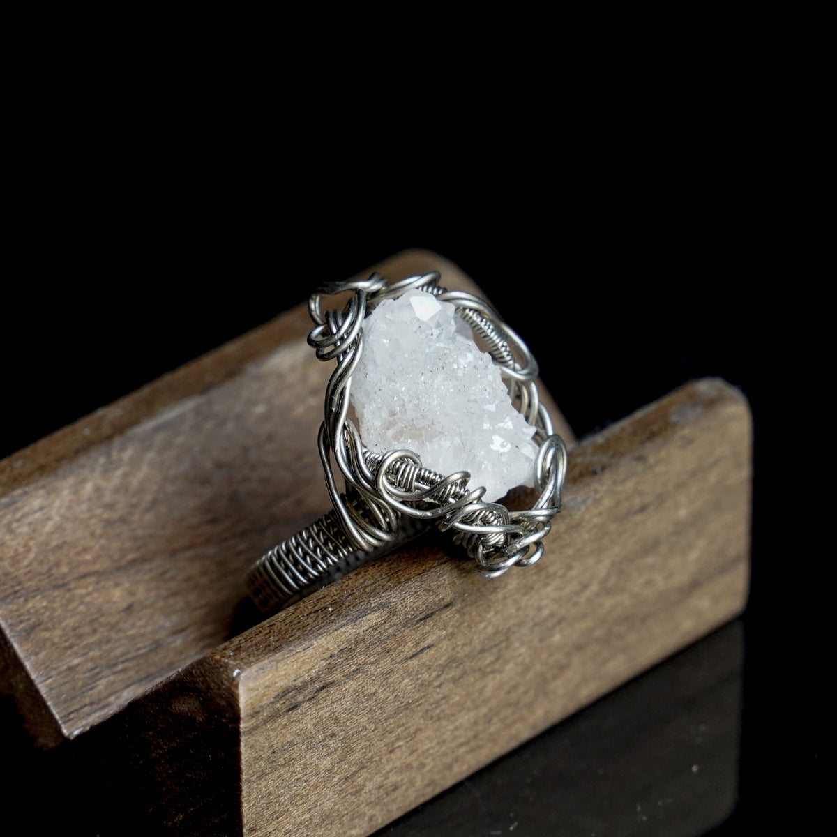OOAK-The Frost Vessel Phantom Quartz Ring