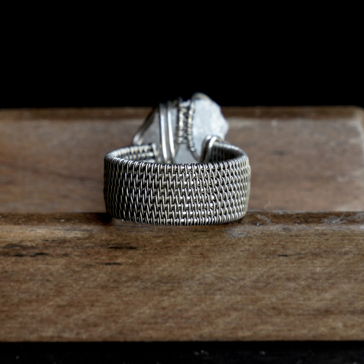 OOAK-The White Archive Crystal Cluster Ring