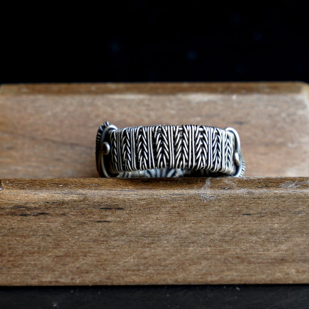 OOAK-The Azure Current Topaz Ring