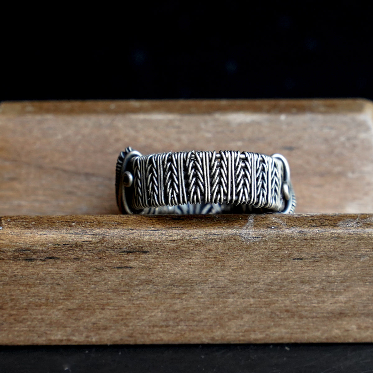 OOAK-The Azure Current Topaz Ring