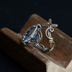 OOAK-The Astral Compass Herkimer-Style Quartz Ring