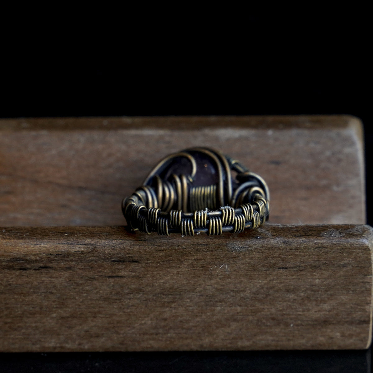 OOAK-The Ember Veil Phantom Quartz Ring