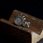 OOAK-The Quiet Crown Clear Quartz Ring