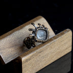 OOAK-The Quiet Crown Clear Quartz Ring
