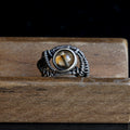 OOAK-The Amber Orbit Citrine Ring