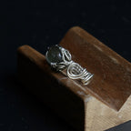 OOAK-The Moss Veil Phantom Quartz Ring