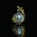 The Astral Compass Herkimer-Style Quartz Ring