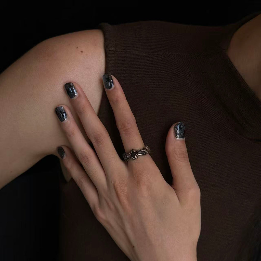OOAK-The Gilded Current Tourmaline Ring