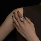 OOAK-The Frost Vessel Phantom Quartz Ring